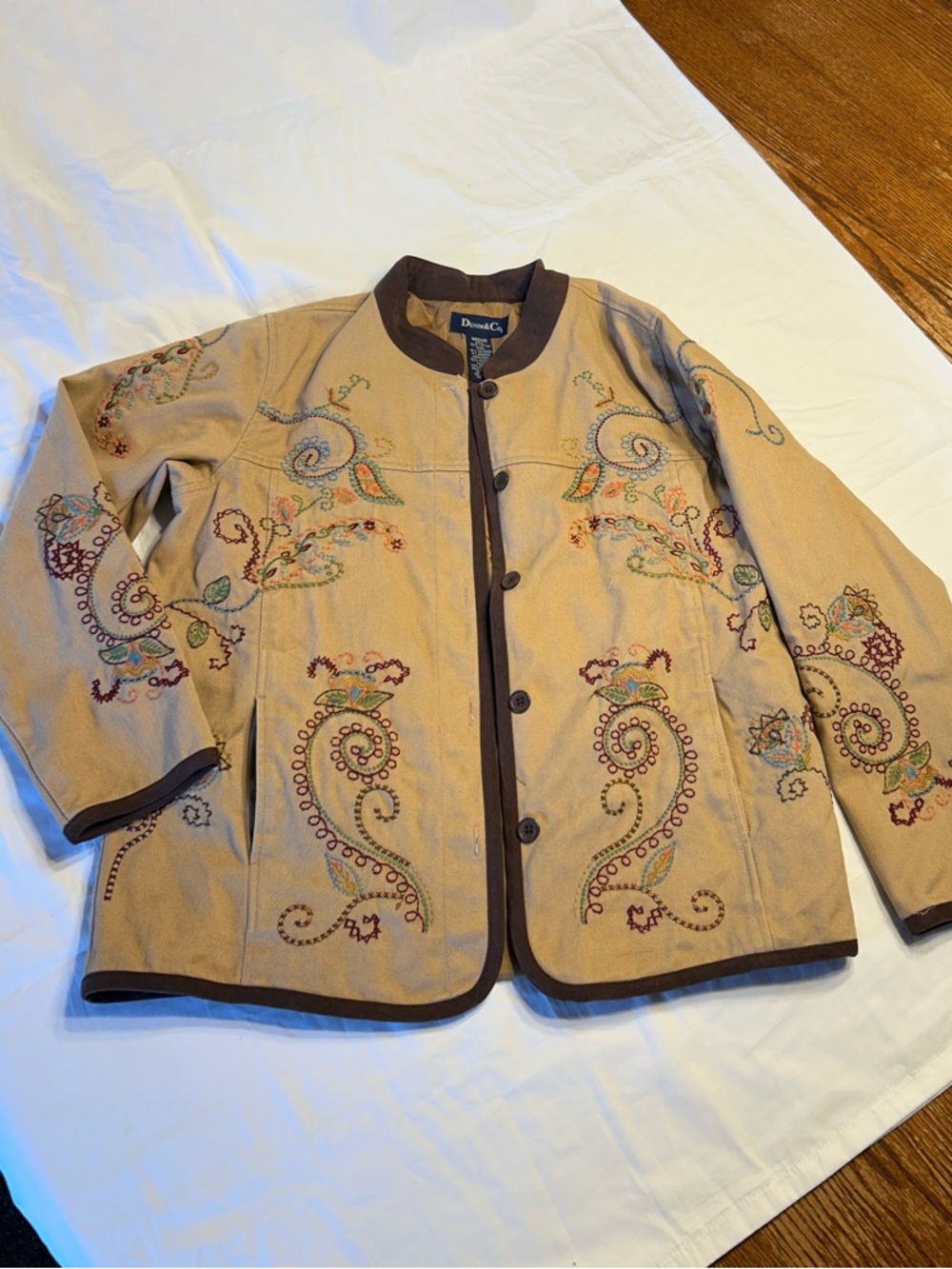 Denim & Co. vintage jacket. Size M